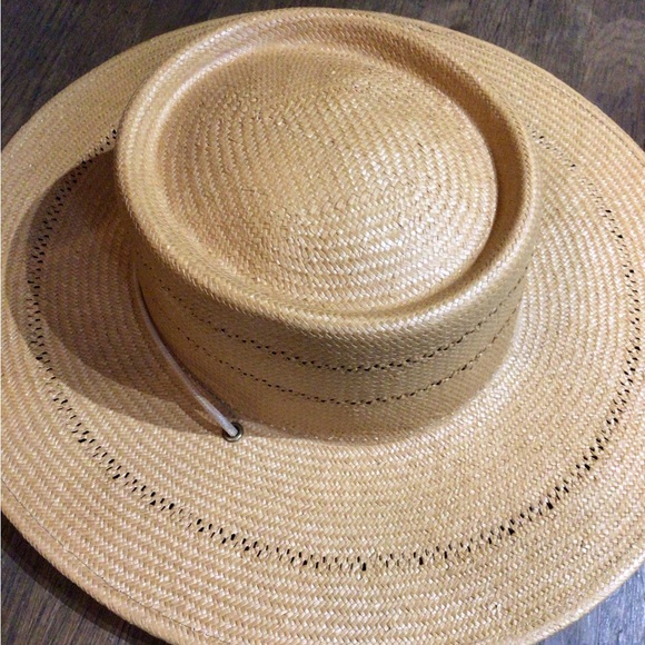 NEW! LOC Jacinto Wide Brim Straw Sun Hat - Natural Straw main image 4